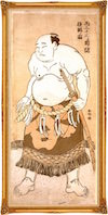 第4代横綱 谷風梶之助(2代)の錦絵（画・勝川春好）