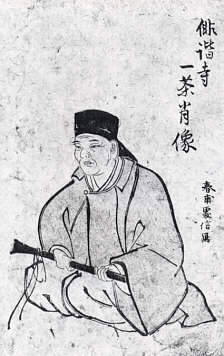 小林一茶の肖像画（村松春甫画）