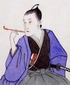 平賀源内の肖像画（『戯作者考補遺』表紙絵より）