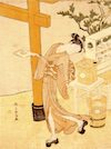 笠森お仙の美人画（鈴木春信 画）