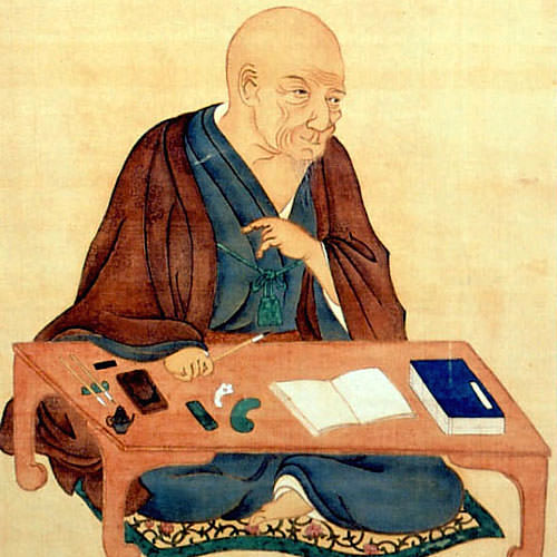 木内石亭の肖像画