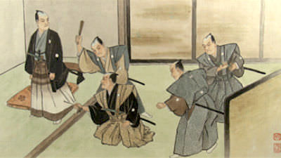 七家騒動（画像左が上杉鷹山）