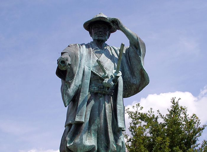 河村瑞賢の銅像（河村瑞賢公園より）
