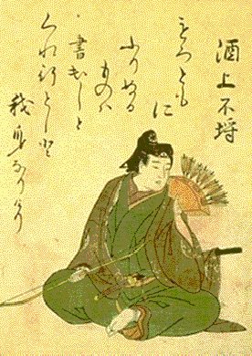 恋川春町の肖像画（『吾妻曲狂歌文庫』より、山東京伝 画）