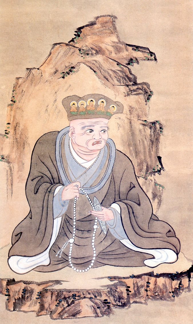 円空の肖像画（大森旭亭 画）